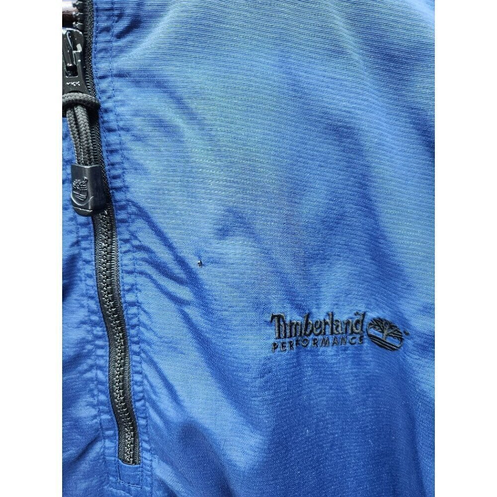 Timberland Performance Blue Nylon Pullover Jacket… - image 2